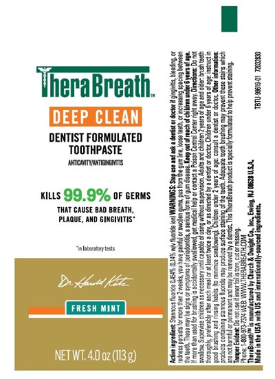 Tb Deep Clean 4oz Toothpaste Tube (Tb Toothpaste Deep Clean 4 Oz Tube)